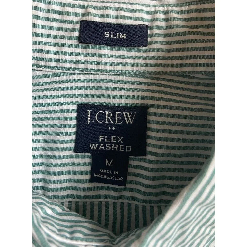 J Crew Mens Long Sleeve Button Down Shirts -‎ Set Of 2 - Medium